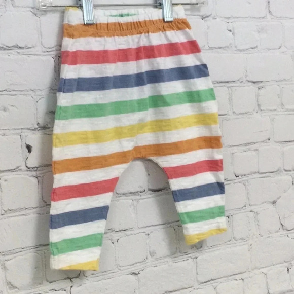Like New Old Navy Stripe Pants size 6-12M - Picture 2 of 3
